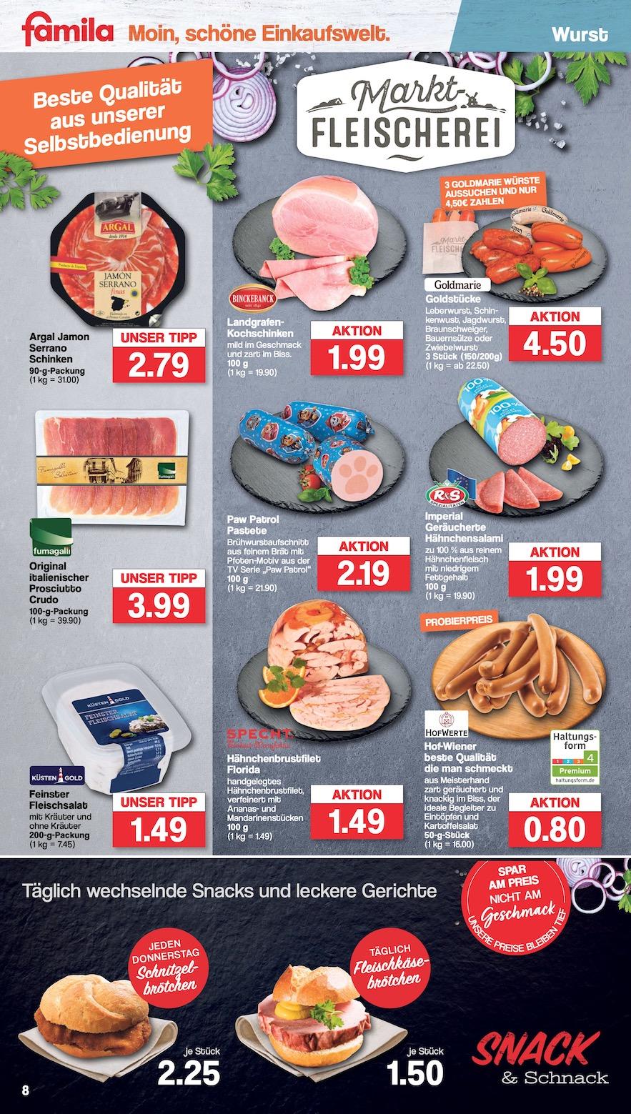 Famila Aktueller Prospekt ab Montag Seite 8