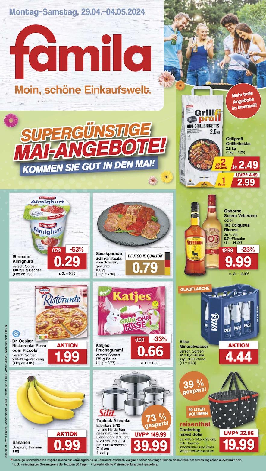 Famila Aktueller Prospekt ab Montag Seite 1