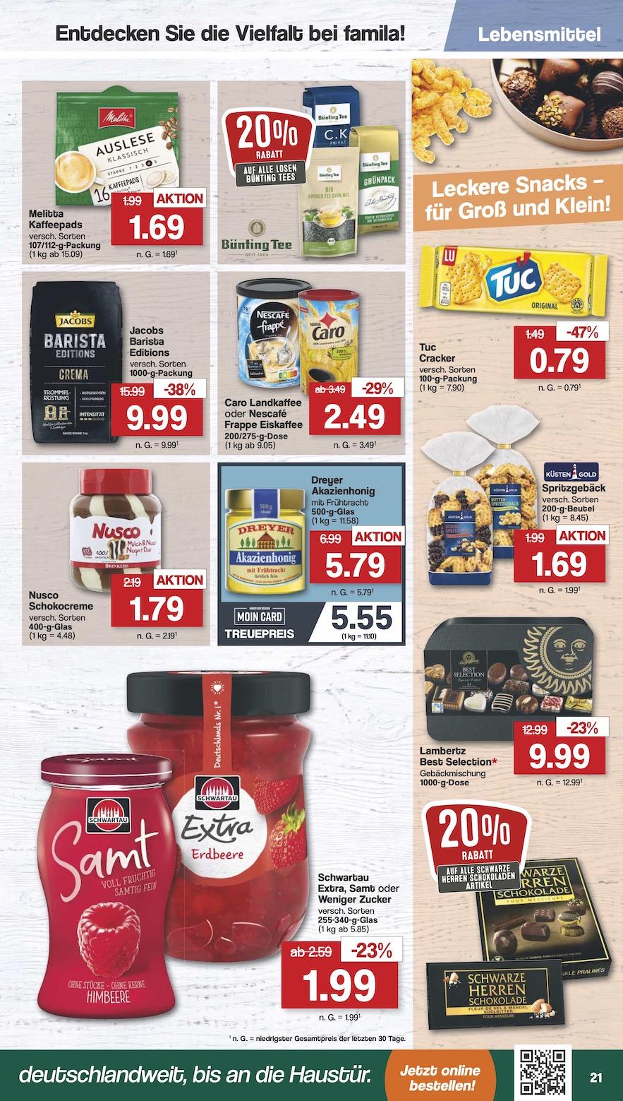 Famila Aktueller Prospekt ab Montag Seite 22