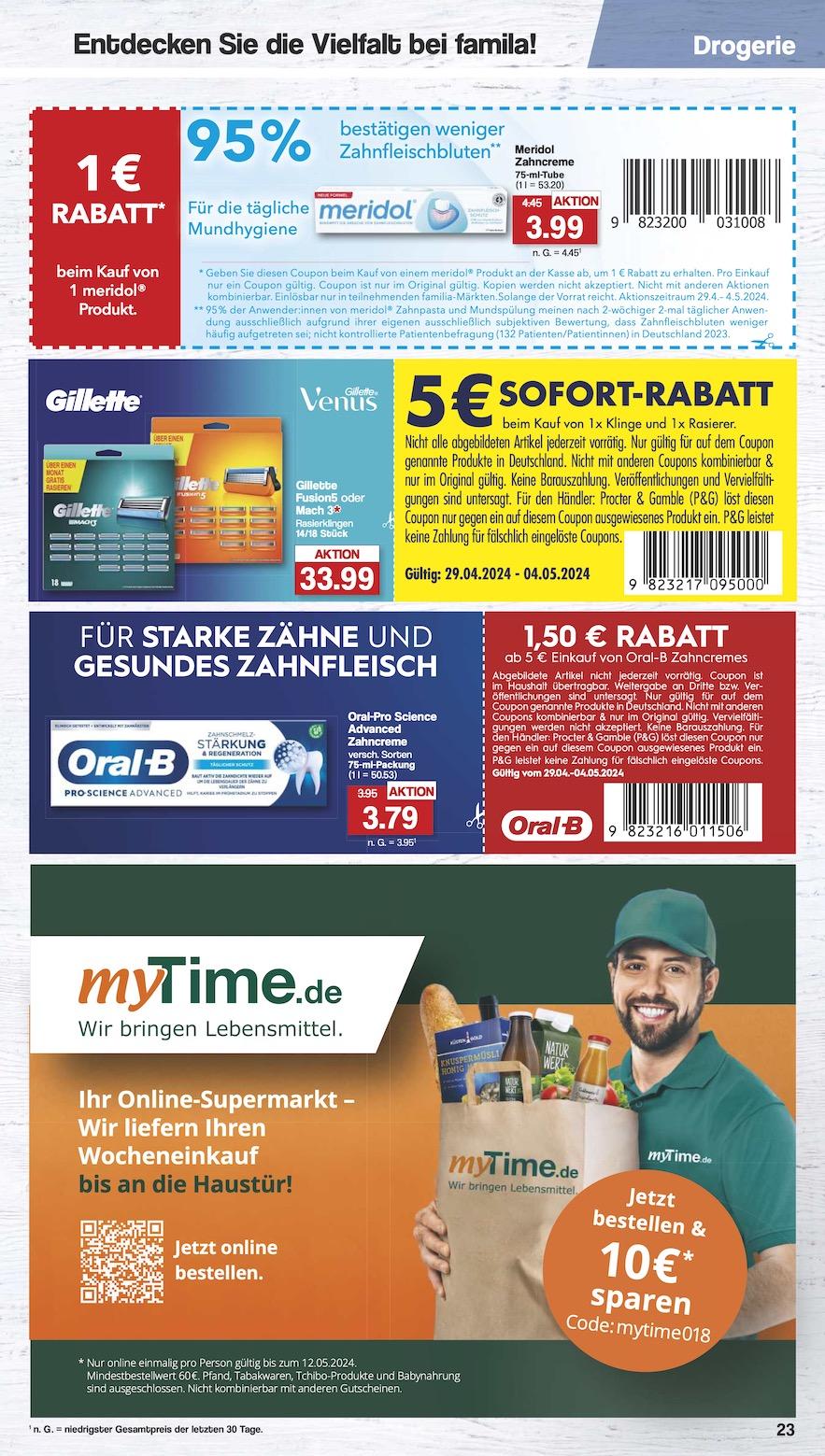 Famila Aktueller Prospekt ab Montag Seite 24