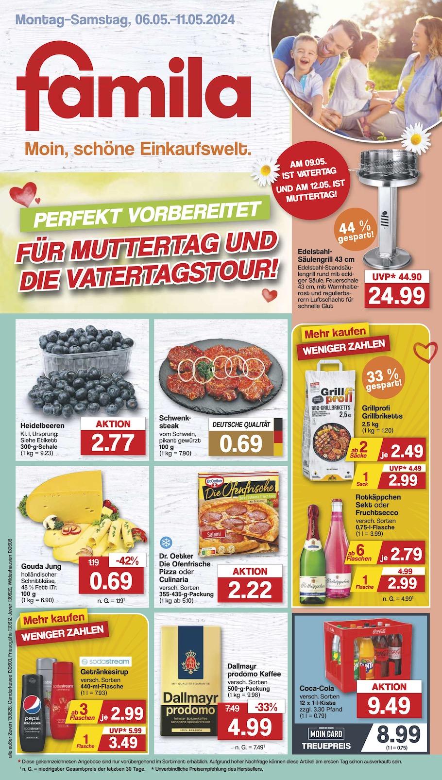 Famila Aktueller Prospekt ab Montag Seite 1