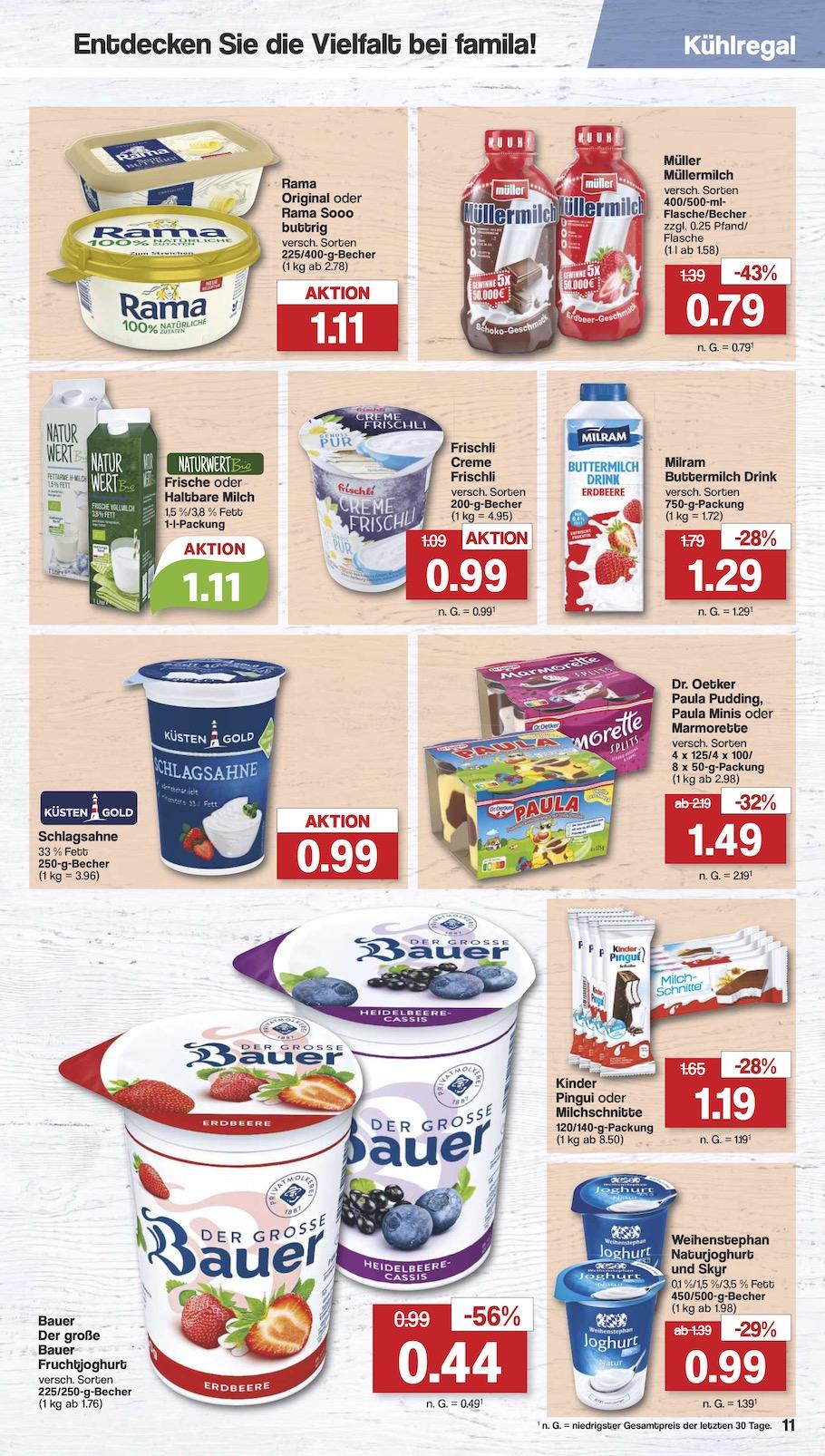 Famila Aktueller Prospekt ab Montag Seite 11