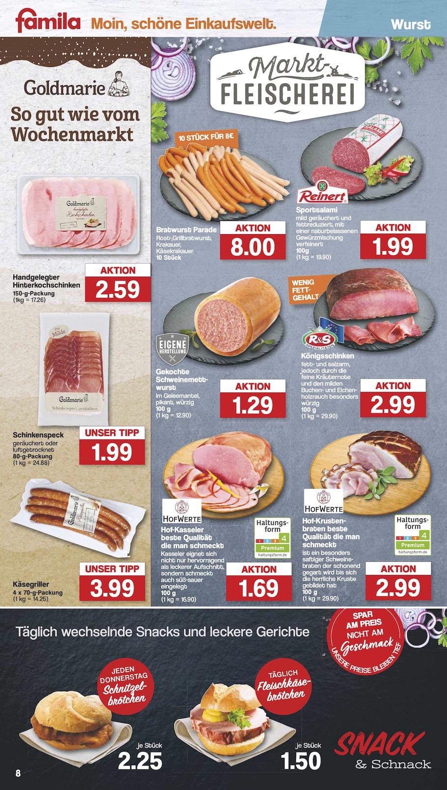 Famila Aktueller Prospekt ab Montag Seite 8