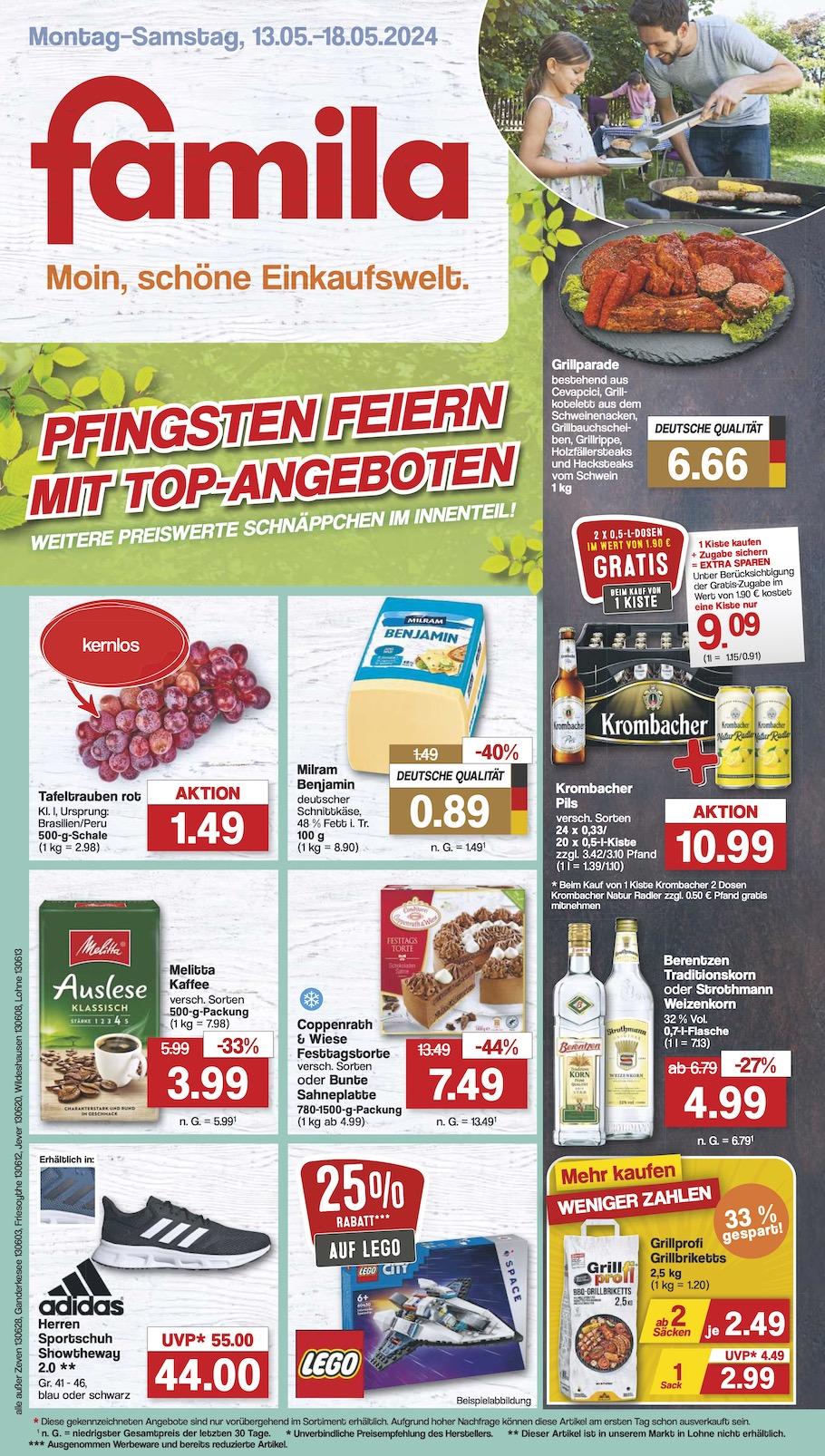 Famila Aktueller Prospekt ab Montag Seite 1