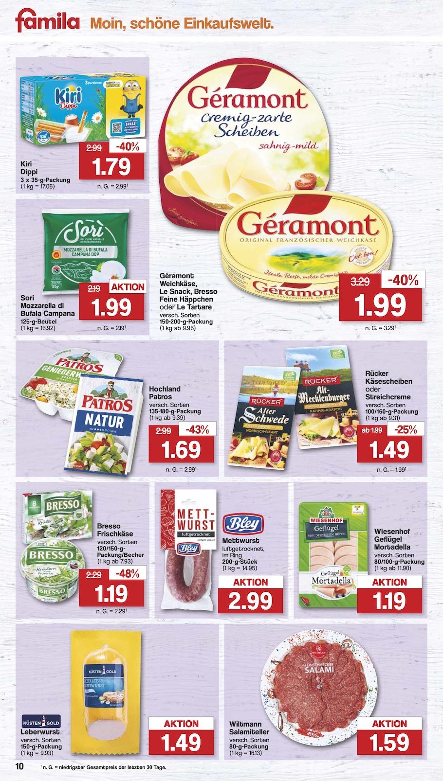 Famila Aktueller Prospekt ab Montag Seite 10