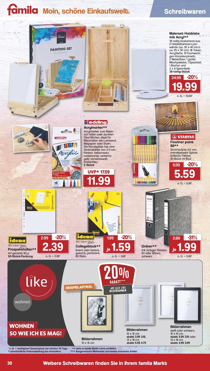 Famila Aktueller Prospekt ab Dienstag Seite 30