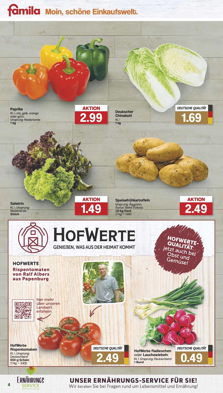 Famila Aktueller Prospekt ab Dienstag Seite 4