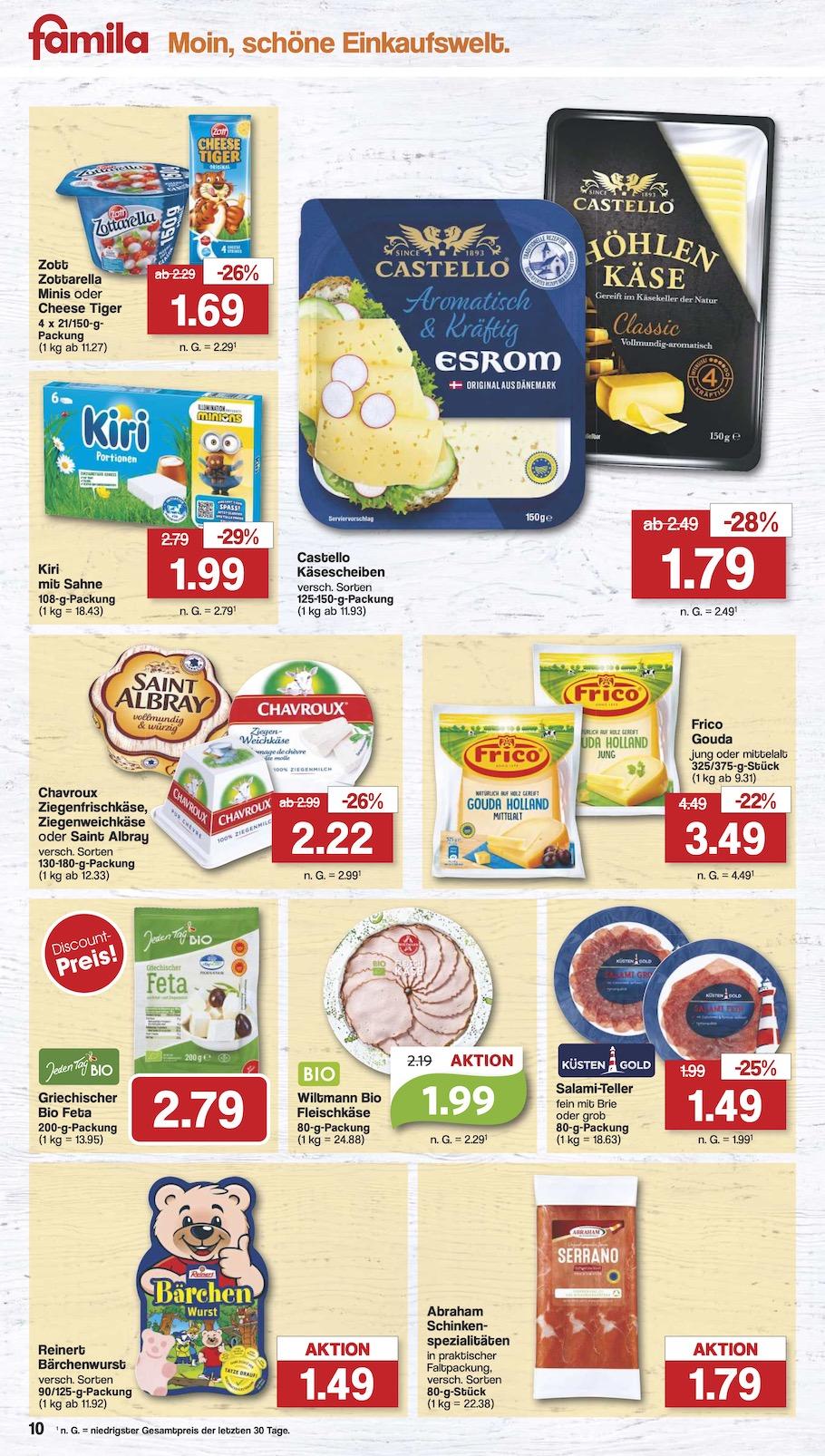 Famila Aktueller Prospekt ab Montag Seite 10