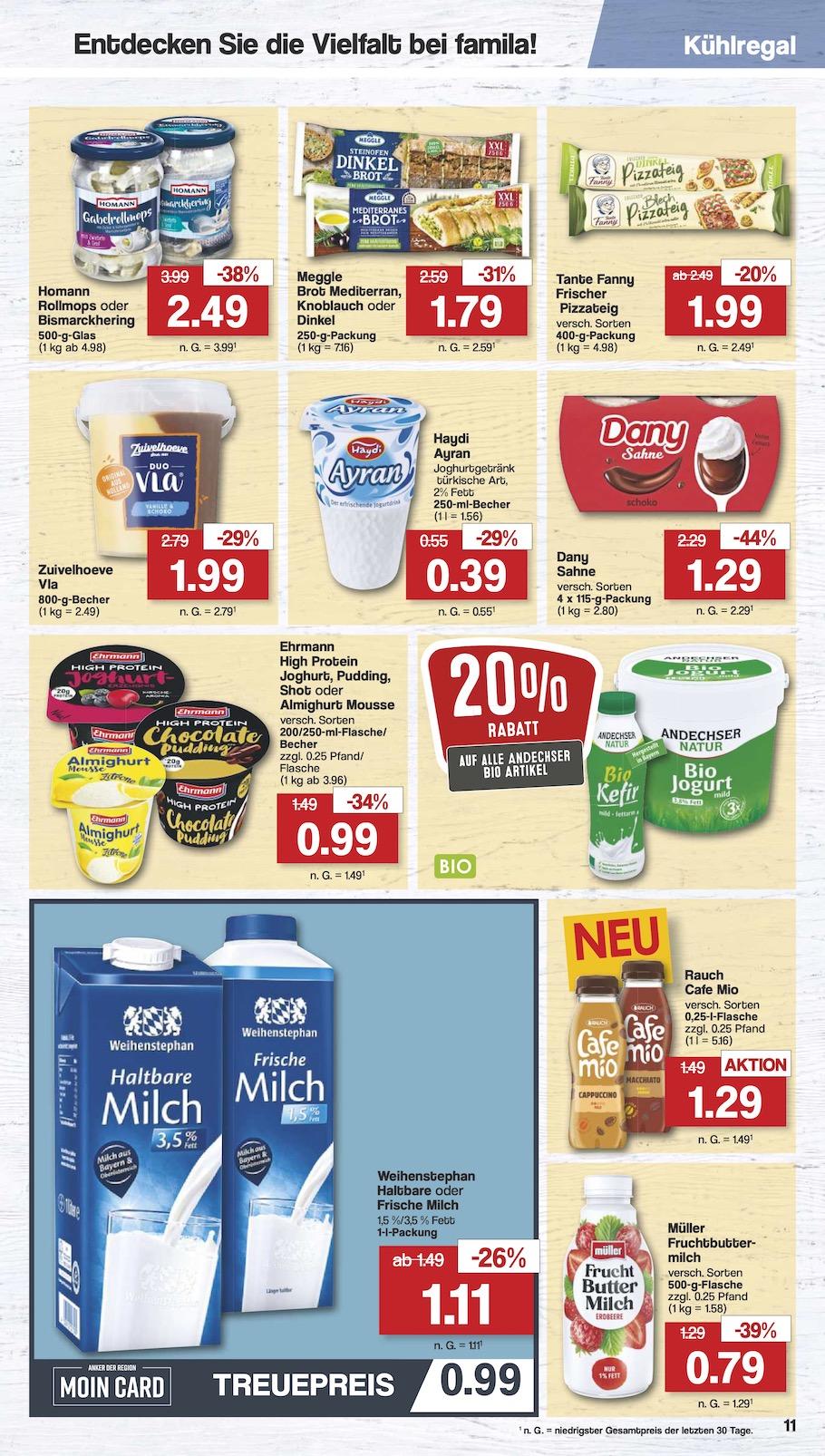 Famila Aktueller Prospekt ab Montag Seite 11