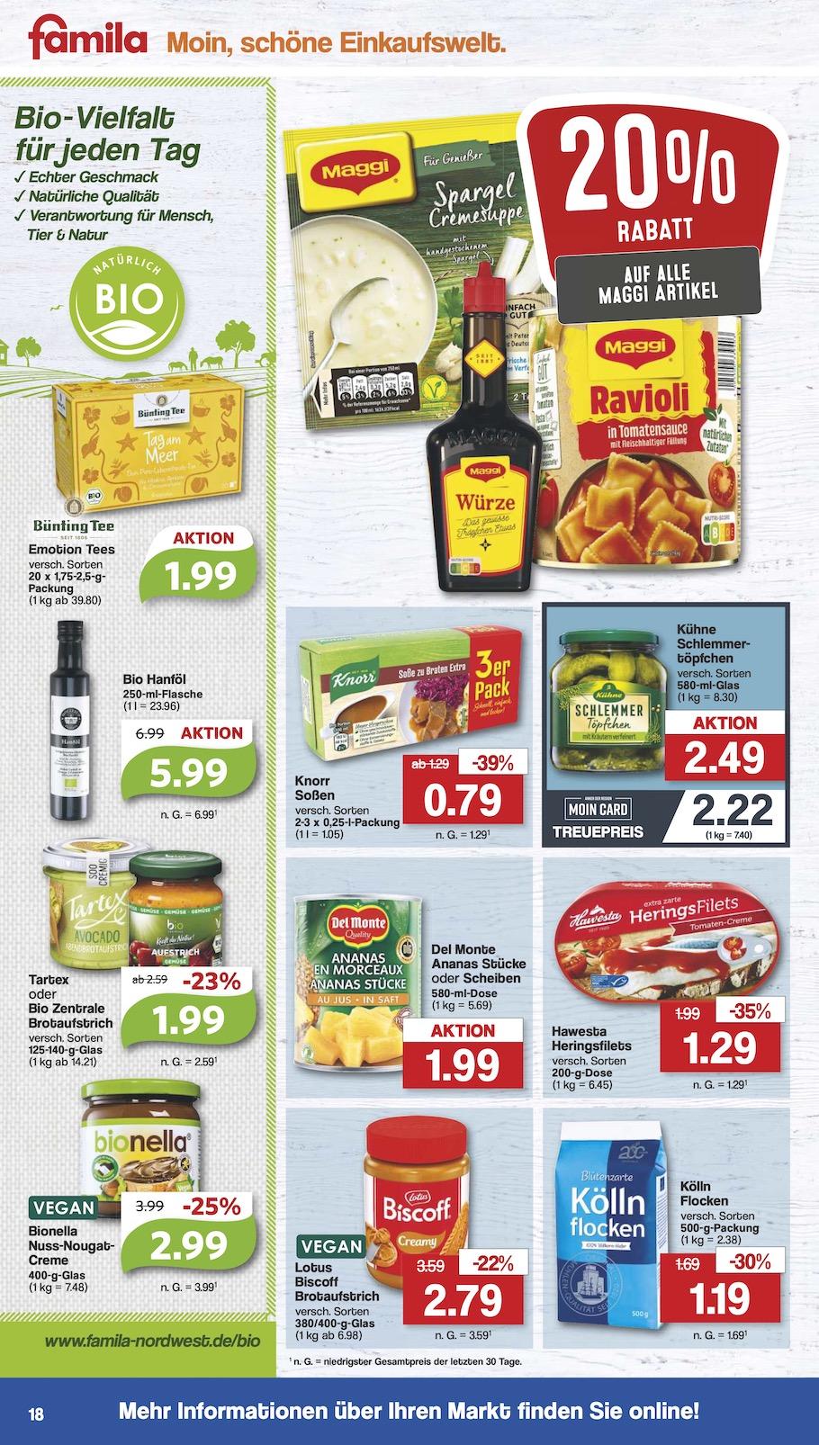 Famila Aktueller Prospekt ab Montag Seite 18