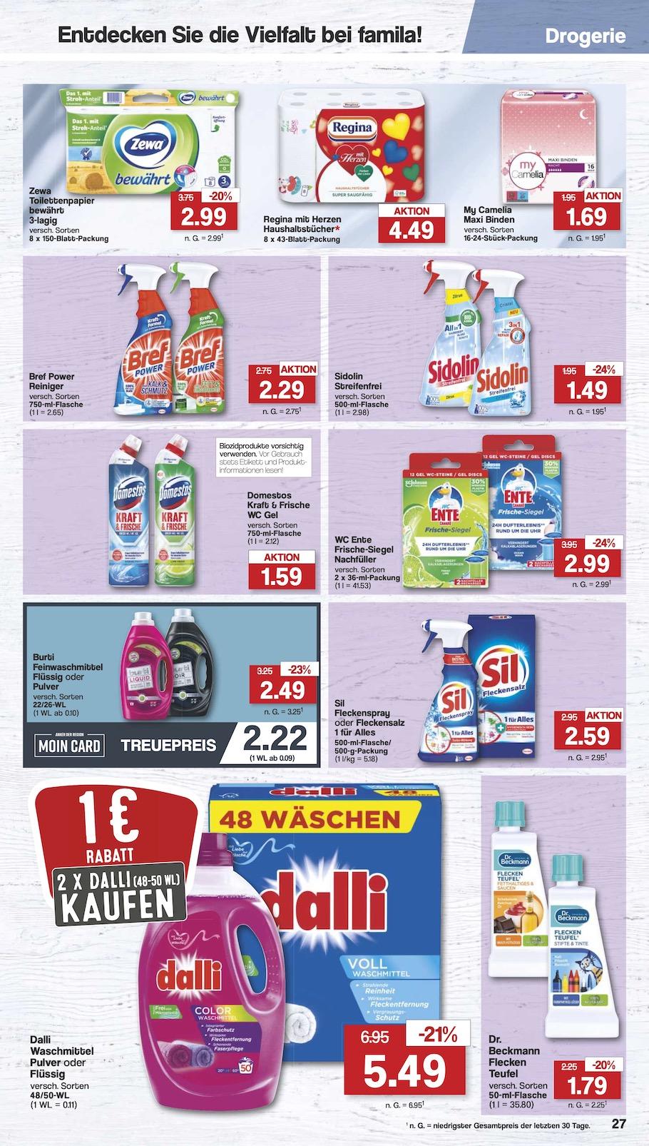 Famila Aktueller Prospekt ab Montag Seite 27