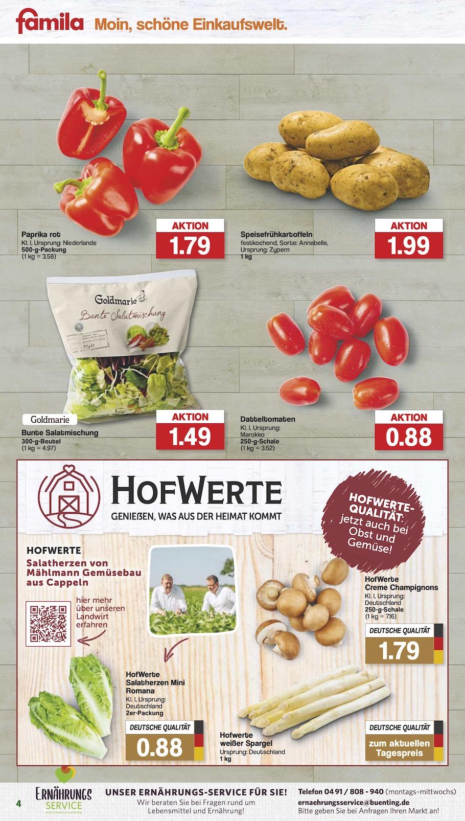 Famila Aktueller Prospekt ab Montag Seite 4