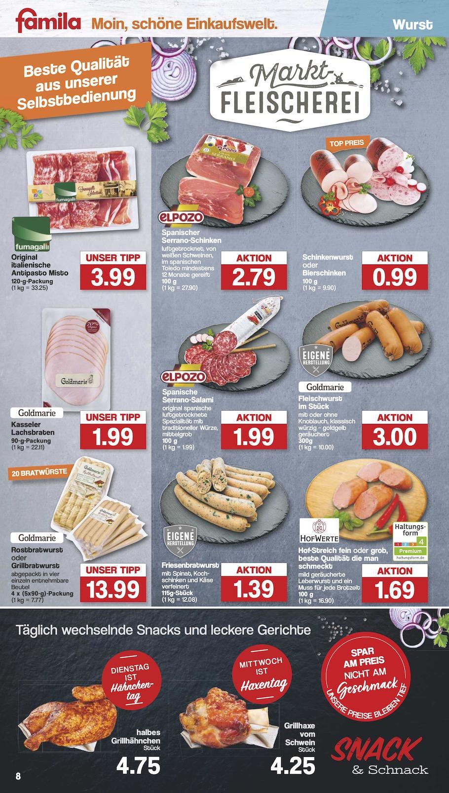 Famila Aktueller Prospekt ab Montag Seite 8