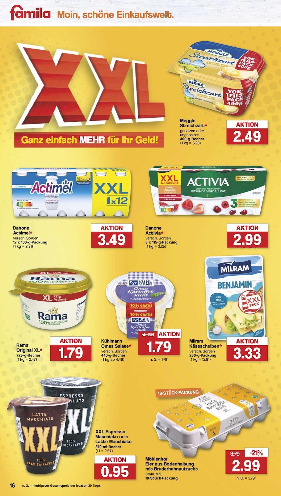 Famila Aktueller Prospekt ab Montag Seite 16