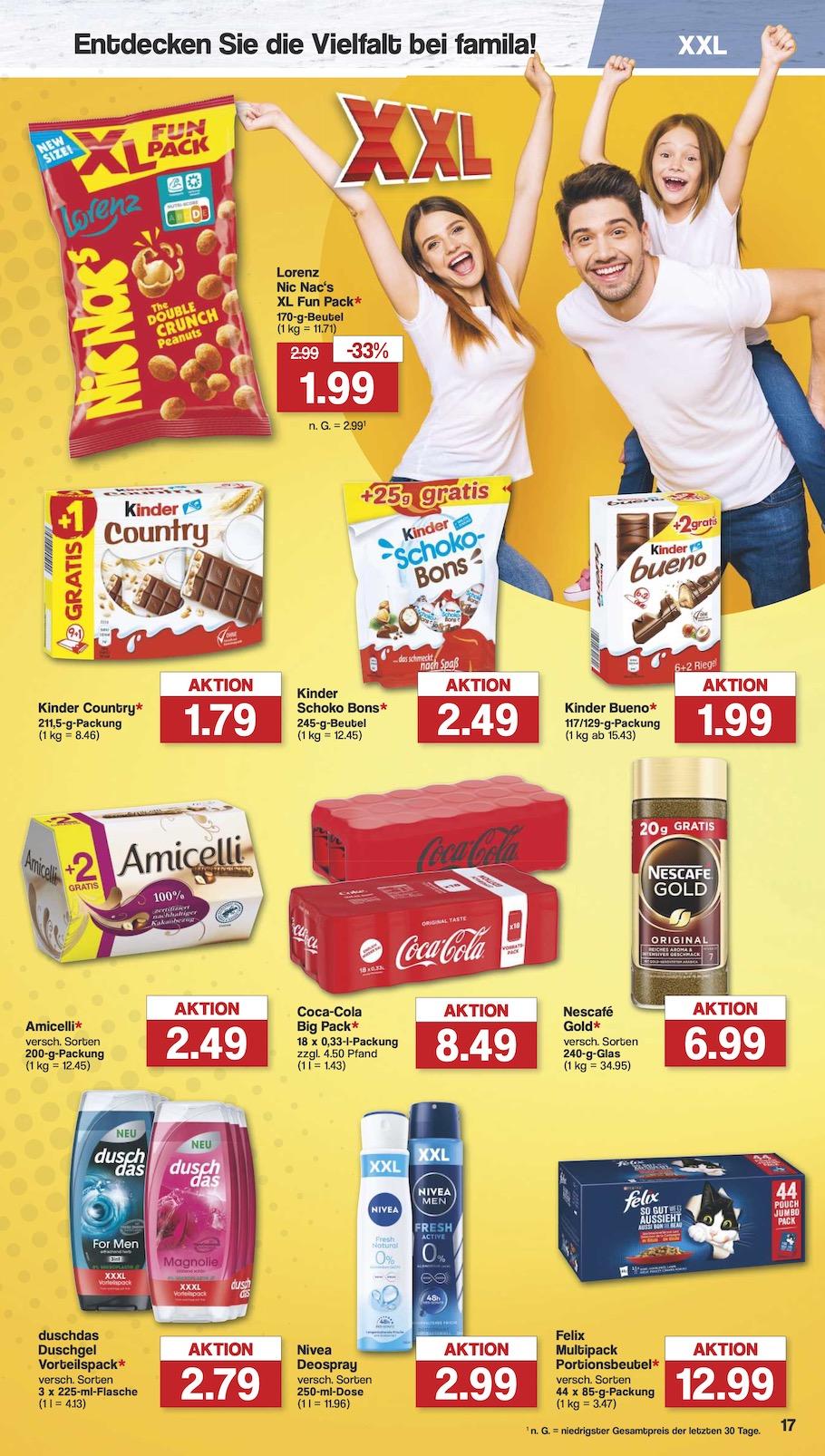 Famila Aktueller Prospekt ab Montag Seite 17