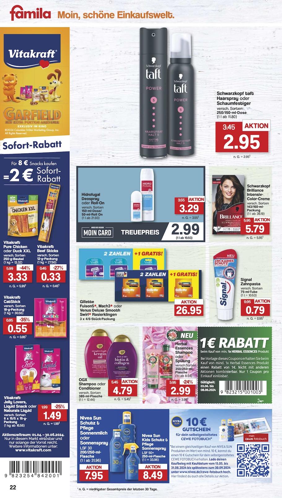 Famila Aktueller Prospekt ab Montag Seite 22