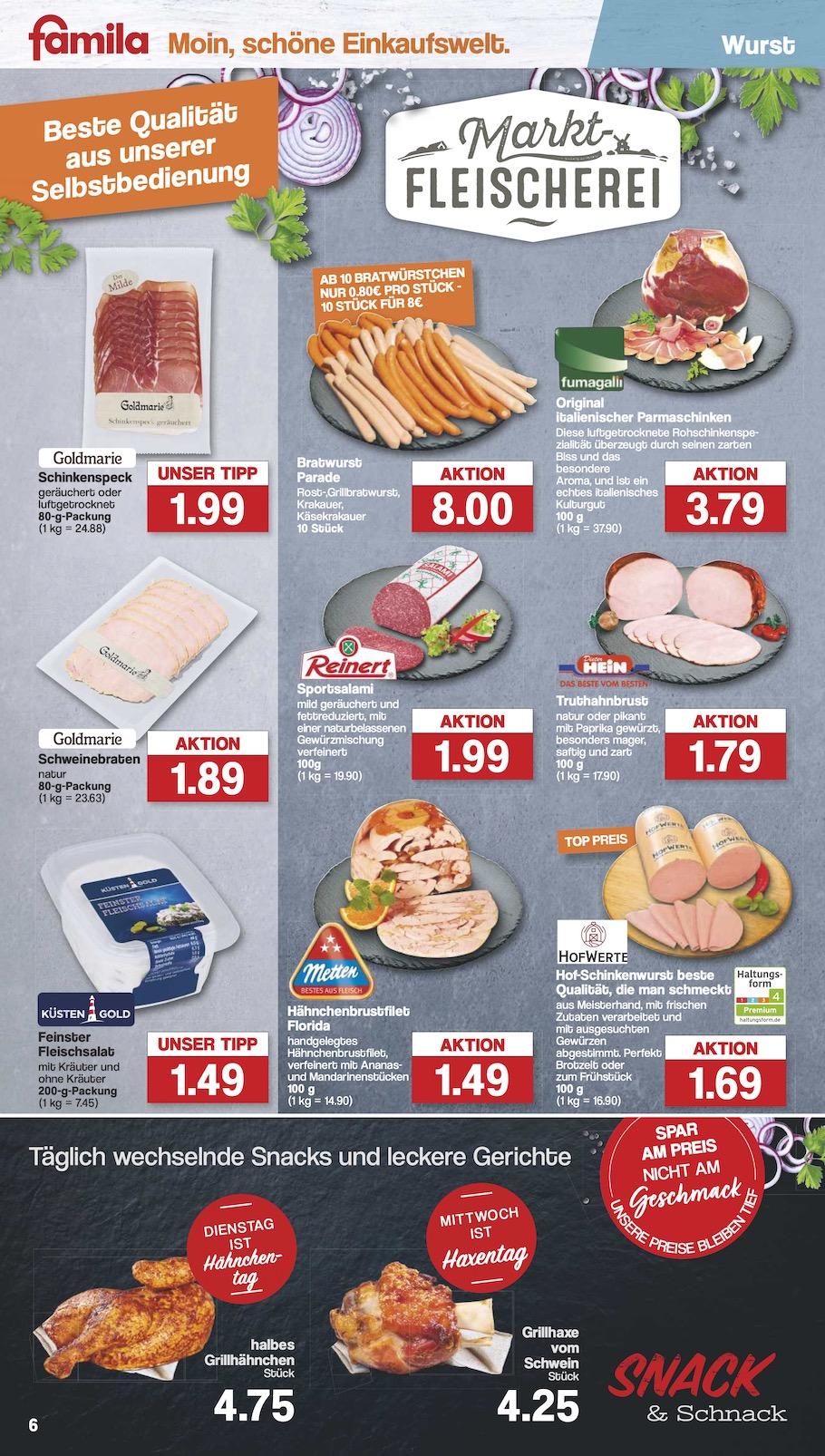 Famila Aktueller Prospekt ab Montag Seite 6