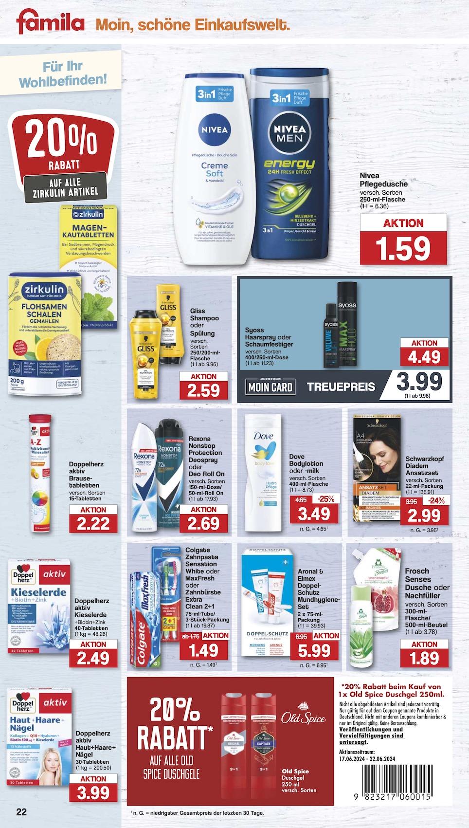 Famila Aktueller Prospekt ab Montag Seite 22
