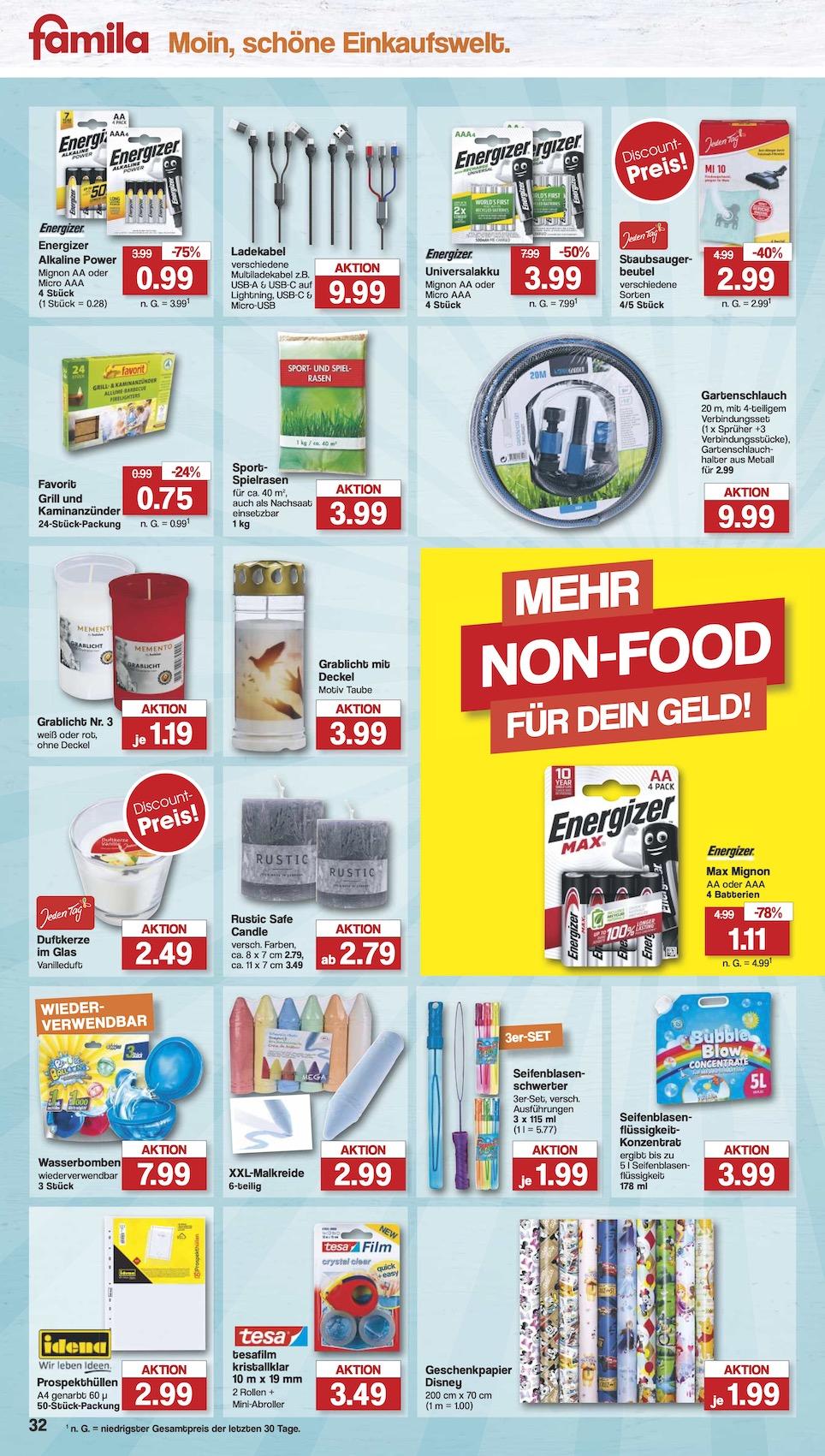 Famila Aktueller Prospekt ab Montag Seite 32
