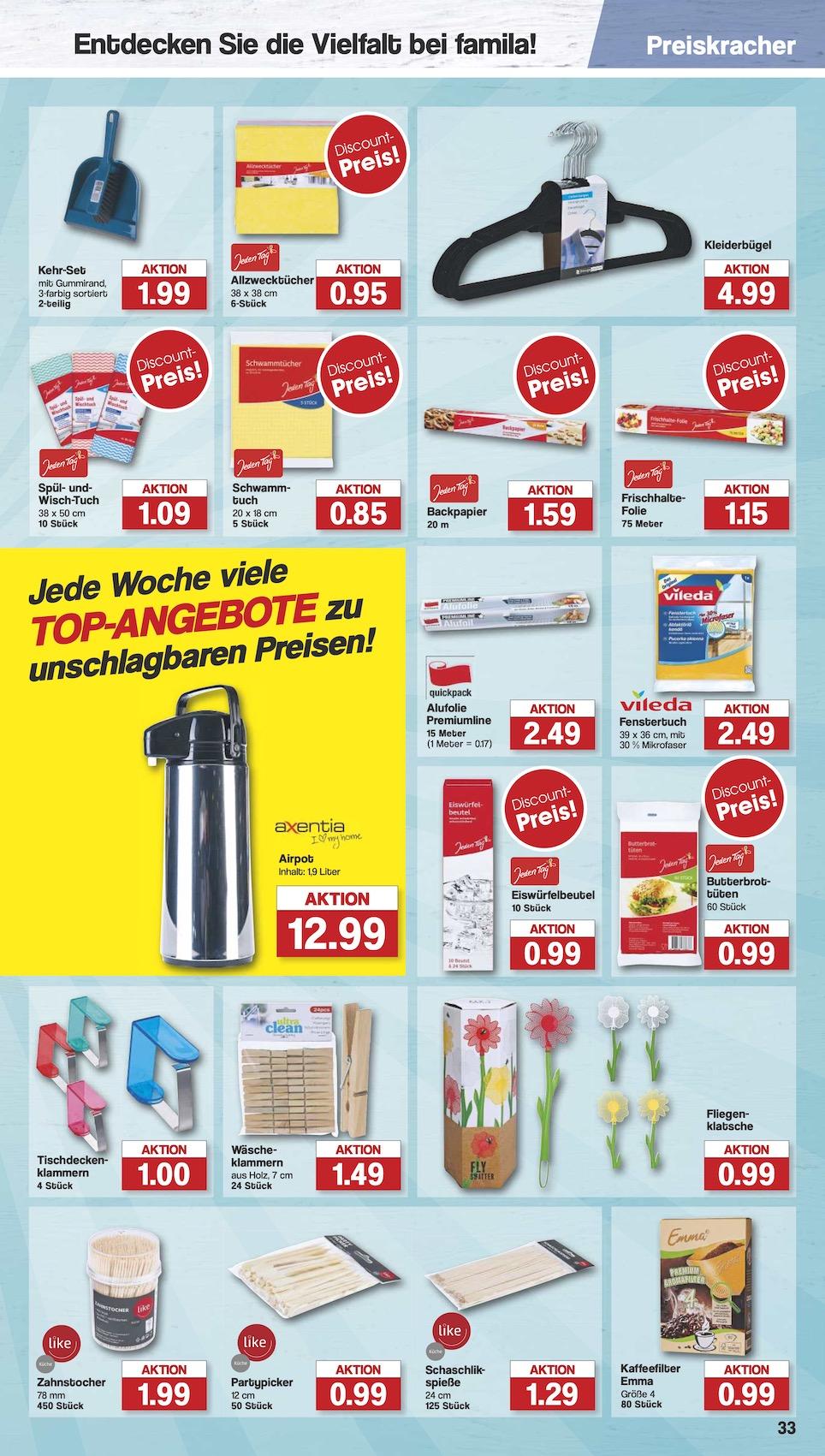Famila Aktueller Prospekt ab Montag Seite 33