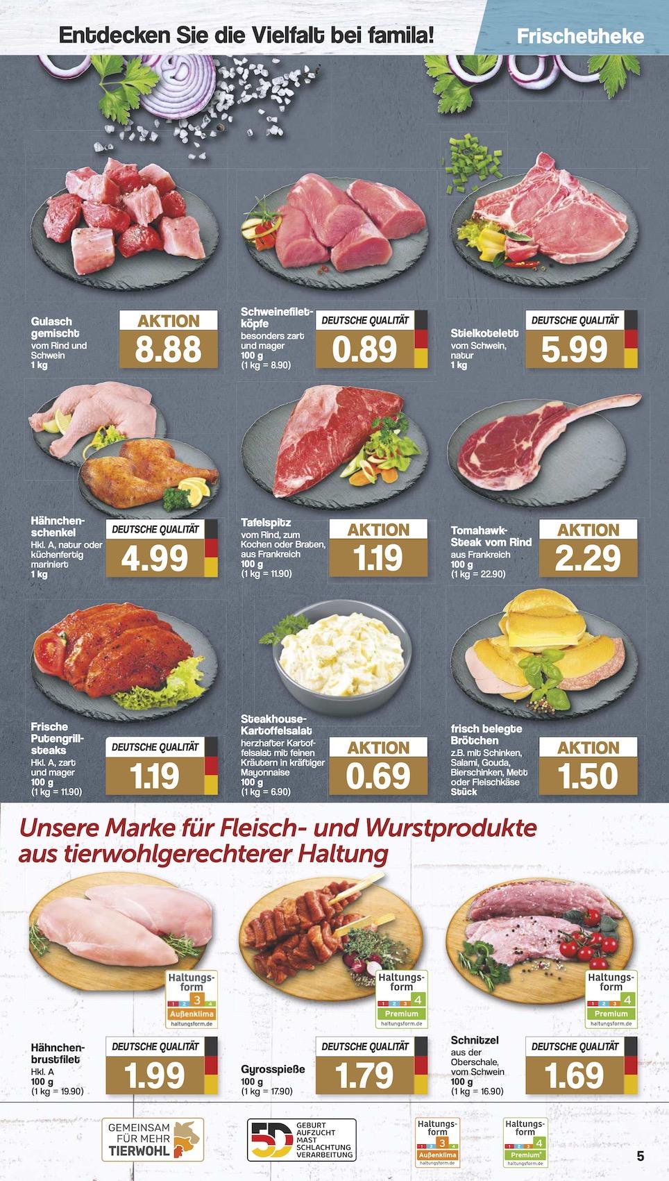 Famila Aktueller Prospekt ab Montag Seite 5