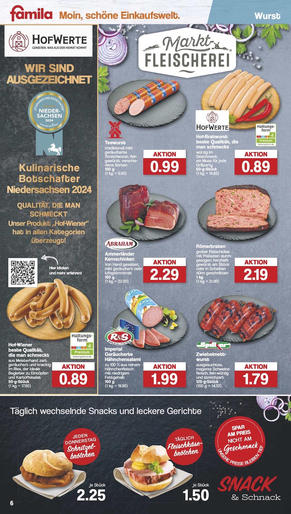 Famila Aktueller Prospekt ab Montag Seite 6