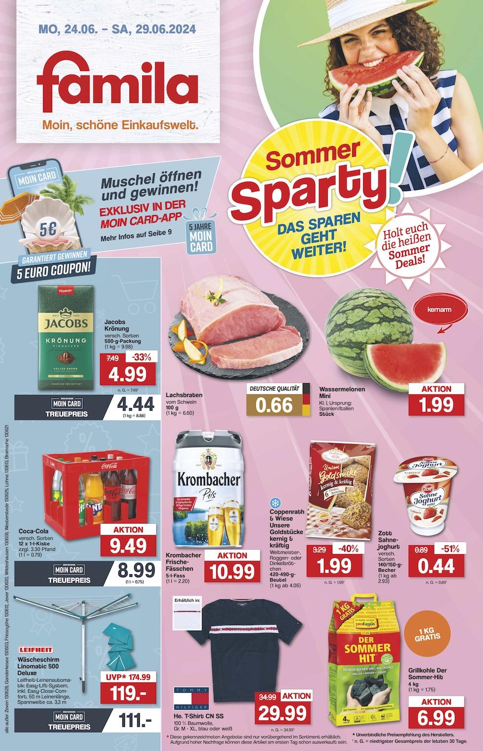 Famila Aktueller Prospekt ab Montag Seite 1