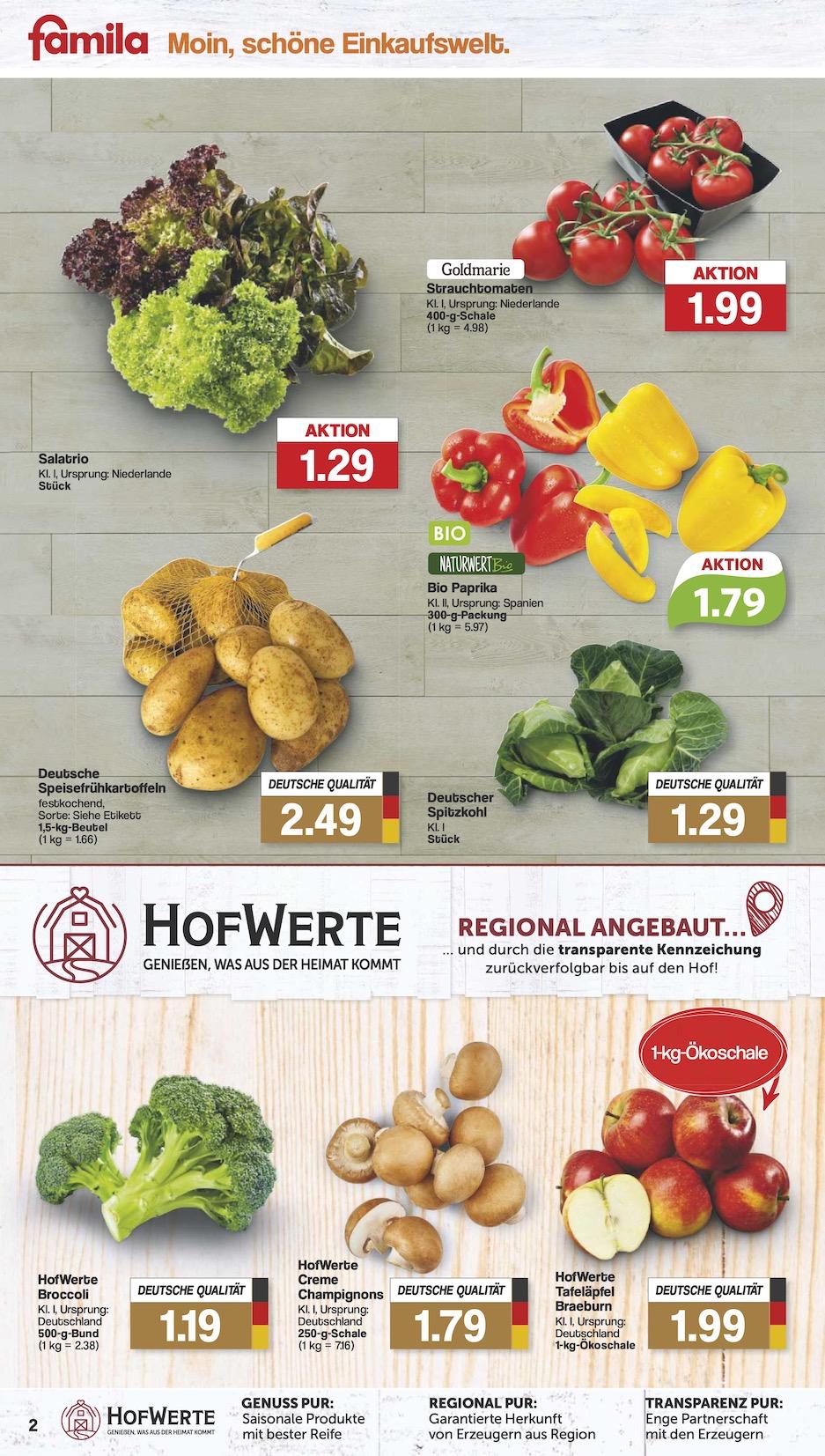 Famila Aktueller Prospekt ab Montag Seite 2