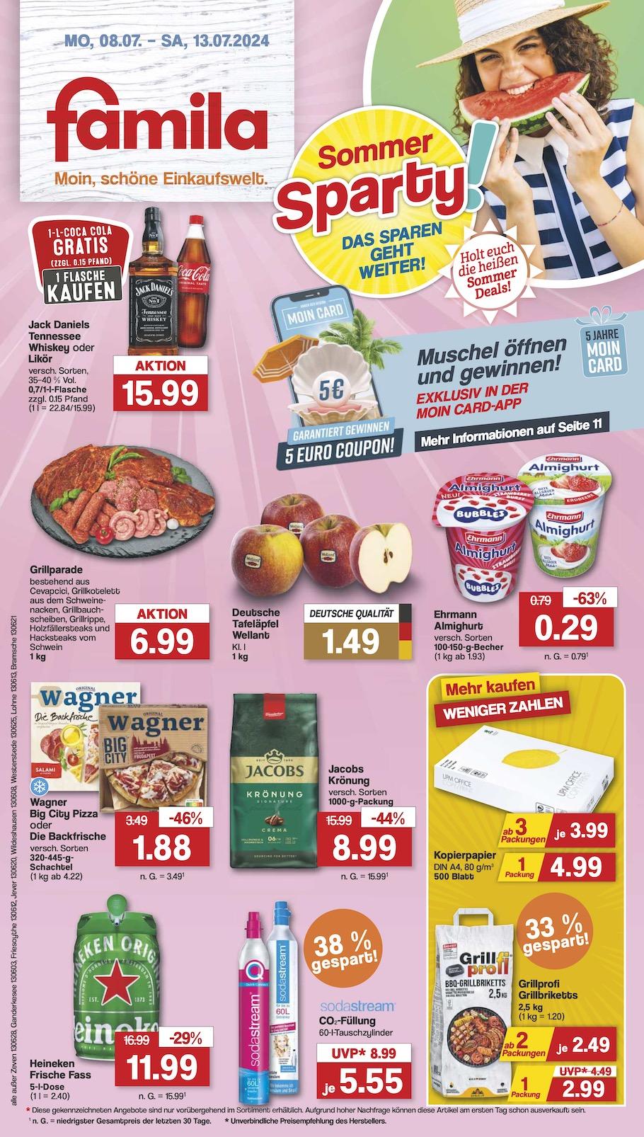 Famila Aktueller Prospekt ab Montag Seite 1