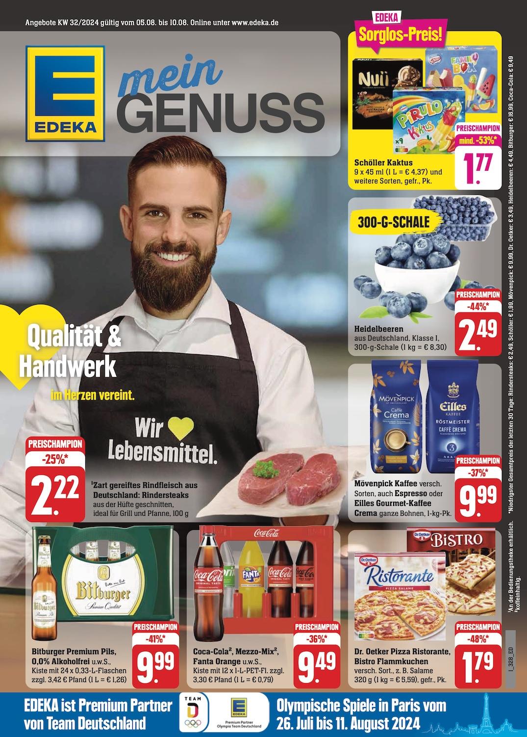 Edeka Prospekt ab Montag - Rheinland - Pfalz Seite 1