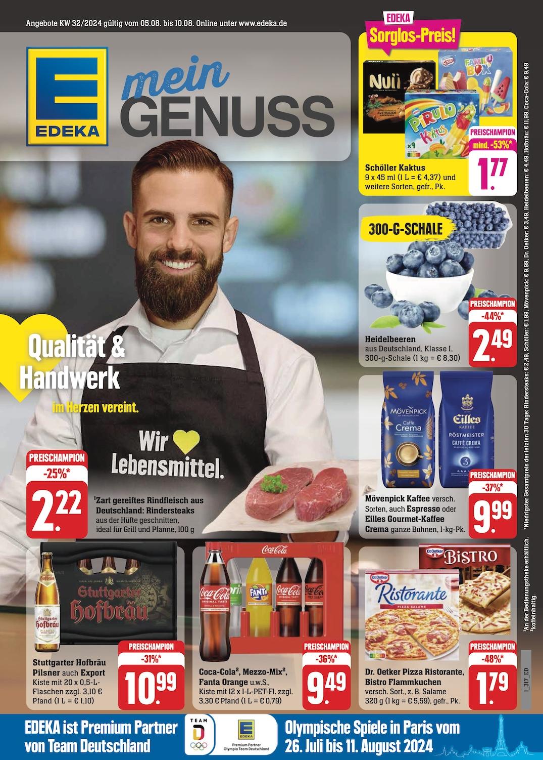 Edeka Prospekt ab Montag - Baden - Württemberg Seite 1