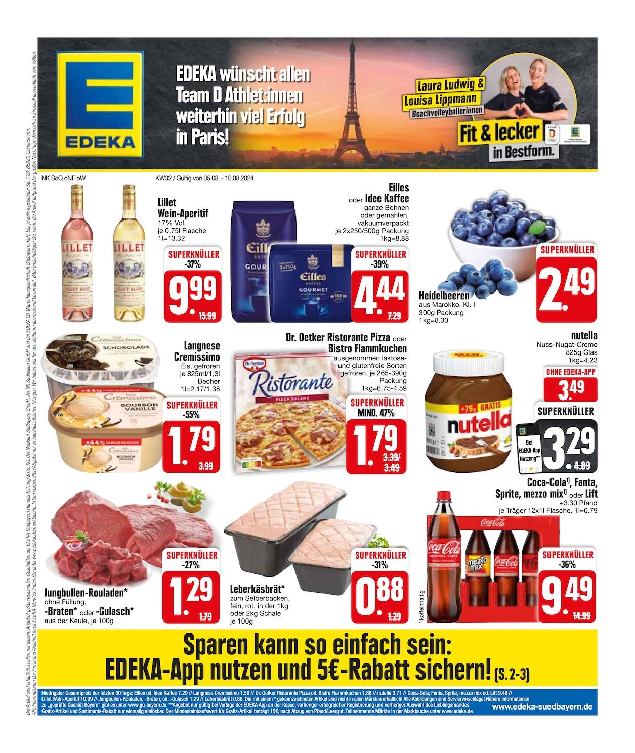 Edeka Prospekt ab Montag - Bayern Süd Seite 1