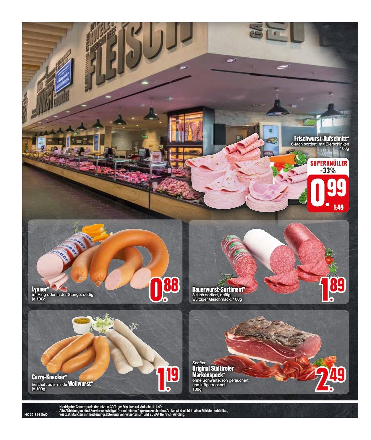 Edeka Prospekt ab Montag - Bayern Süd Seite 14
