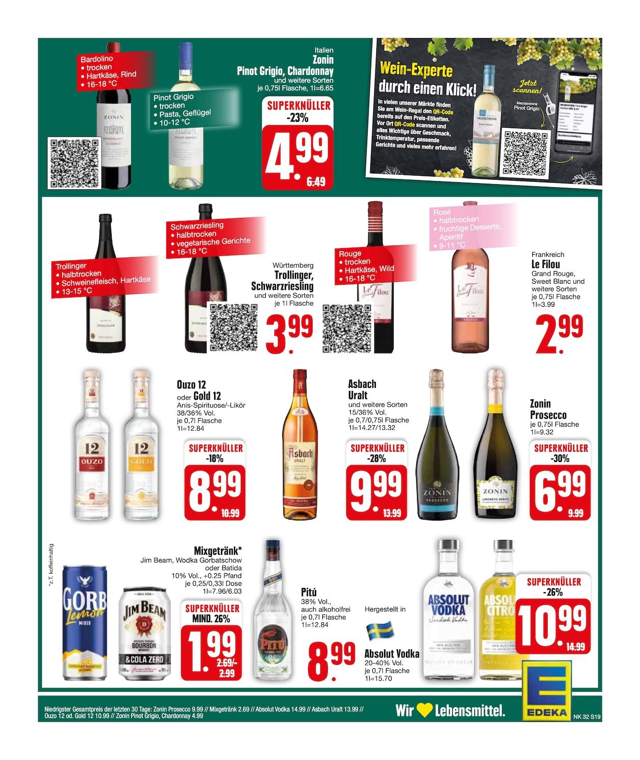 Edeka Prospekt ab Montag - Bayern Süd Seite 19