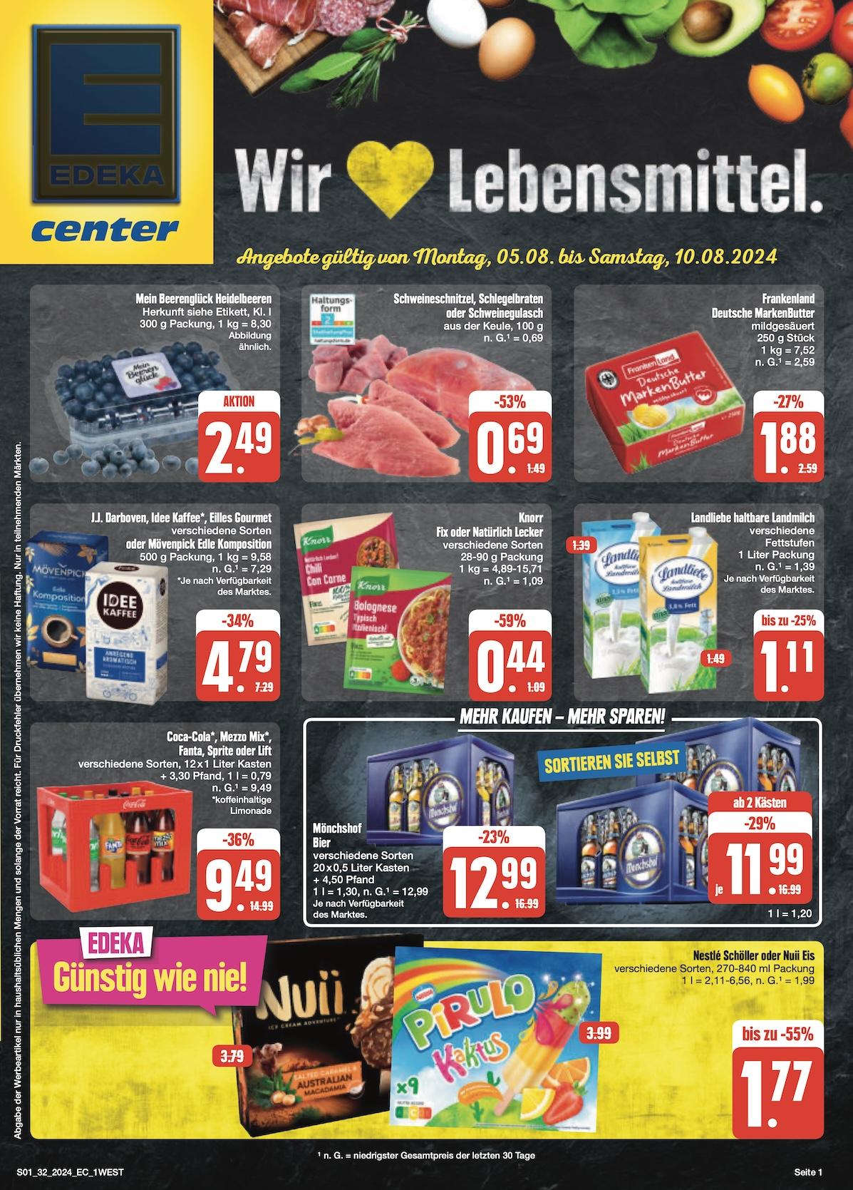 Edeka Prospekt ab Montag - Bayern Nord Seite 1