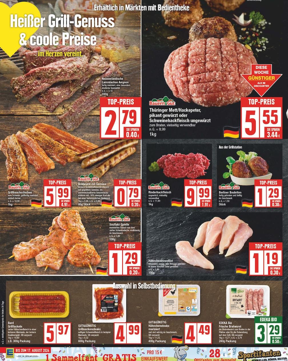 Edeka Prospekt ab Montag - Berlin Seite 4