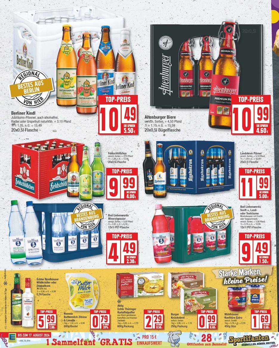 Edeka Prospekt ab Montag - Brandenburg Seite 12