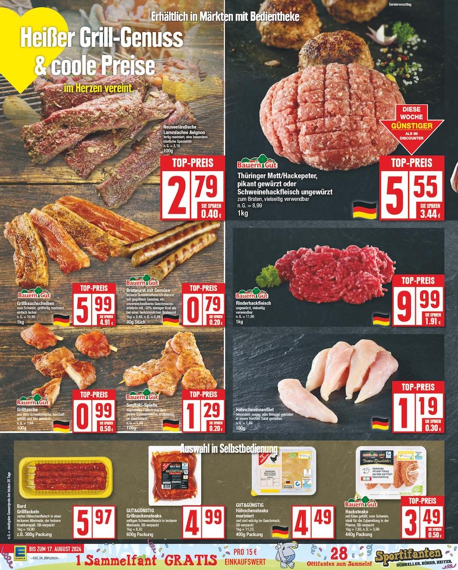 Edeka Prospekt ab Montag - Brandenburg Seite 4