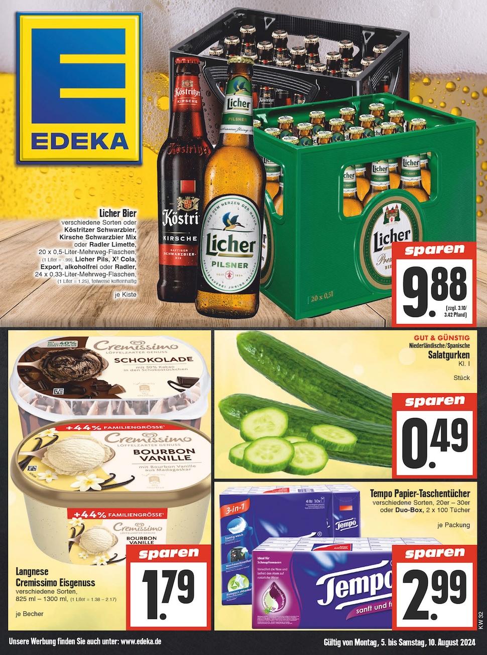 Edeka Prospekt ab Montag - Thüringen Seite 1