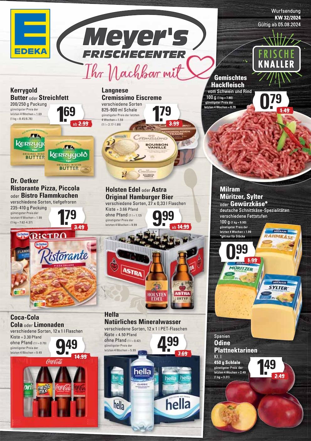 Edeka Prospekt ab Montag - Hamburg Seite 1