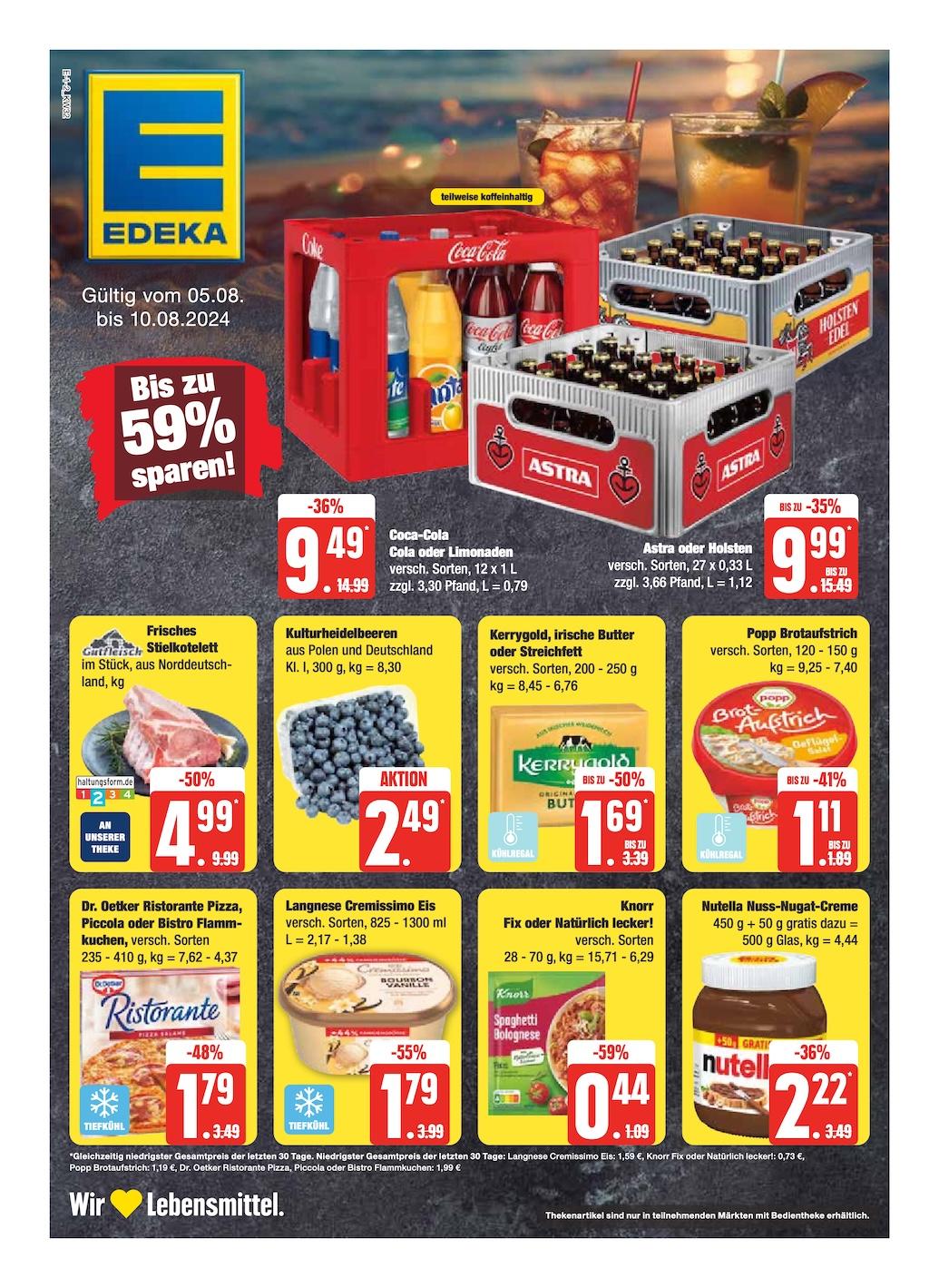 Edeka Prospekt ab Montag - Schleswig - Holstein Seite 1