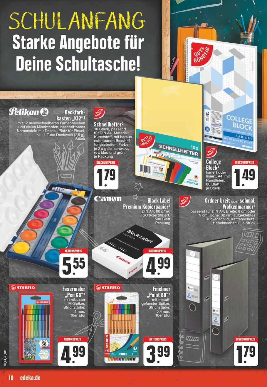 Edeka Prospekt ab Montag - Nordrhein - Westfalen Seite 10