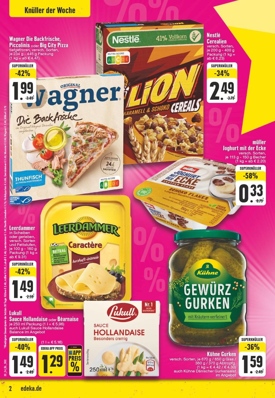 Edeka Prospekt ab Montag - Nordrhein - Westfalen Seite 2