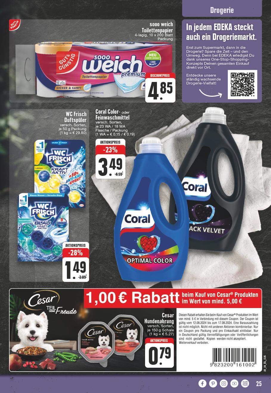 Edeka Prospekt ab Montag - Nordrhein - Westfalen Seite 25