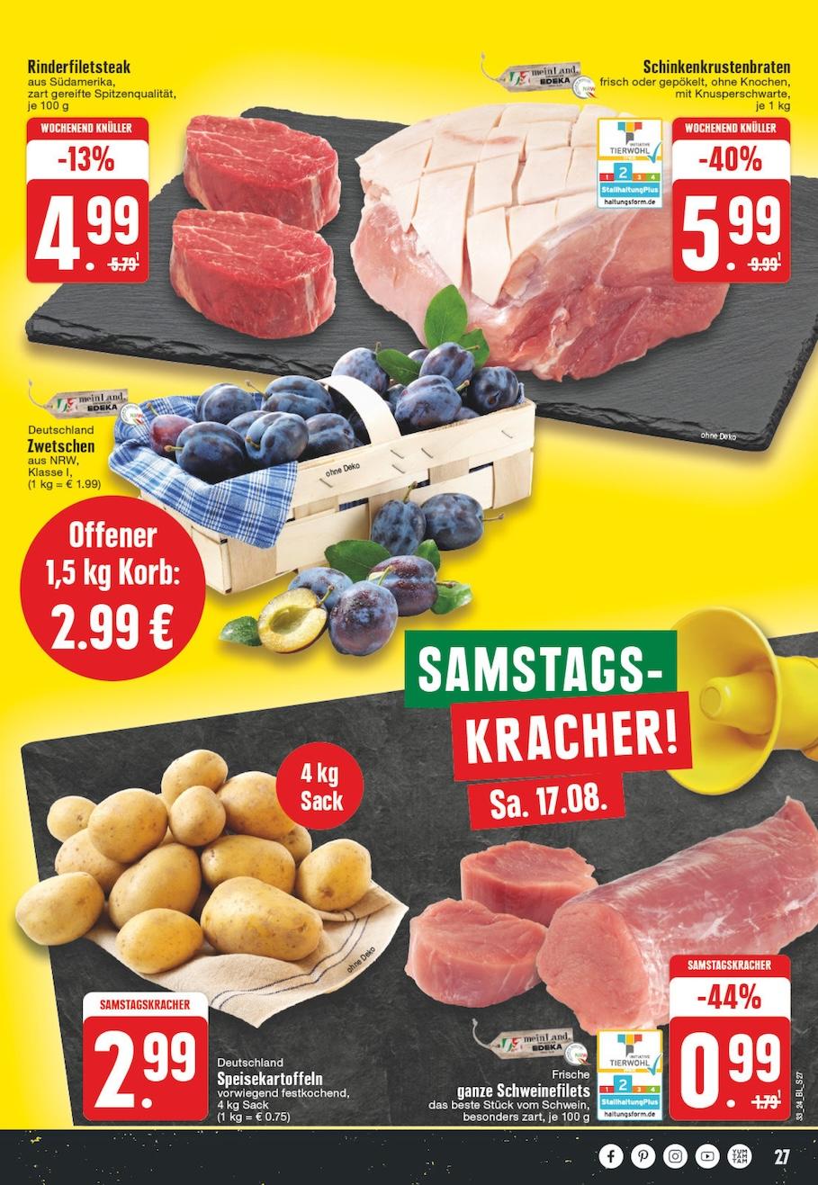 Edeka Prospekt ab Montag - Nordrhein - Westfalen Seite 27