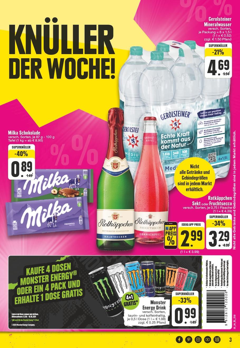 Edeka Prospekt ab Montag - Nordrhein - Westfalen Seite 3