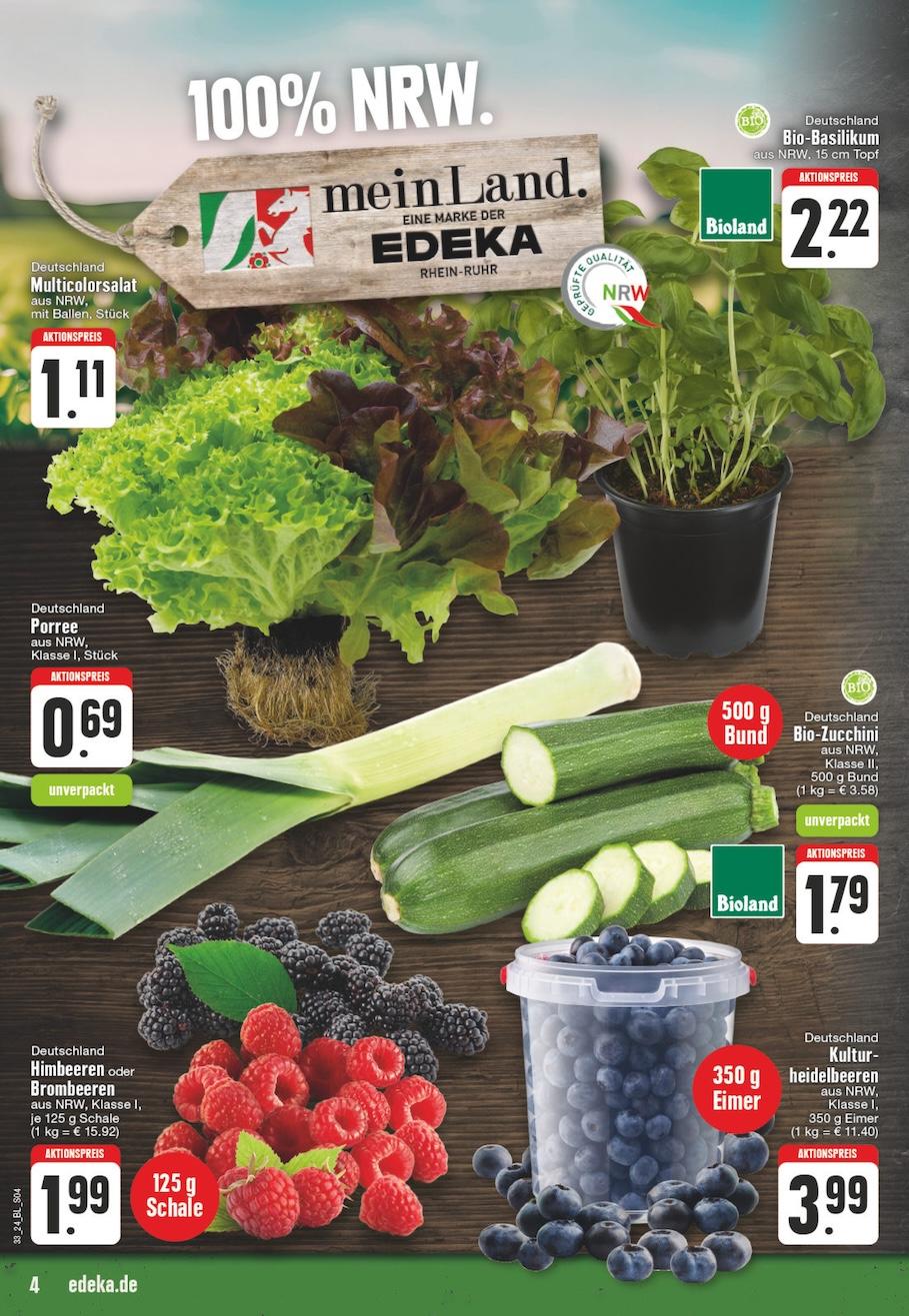 Edeka Prospekt ab Montag - Nordrhein - Westfalen Seite 4