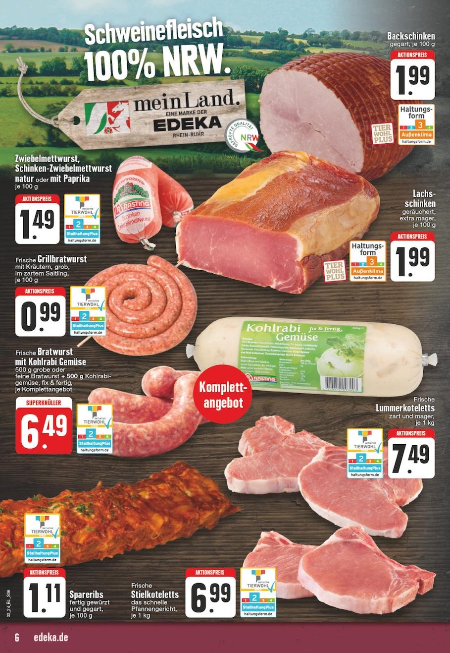 Edeka Prospekt ab Montag - Nordrhein - Westfalen Seite 6