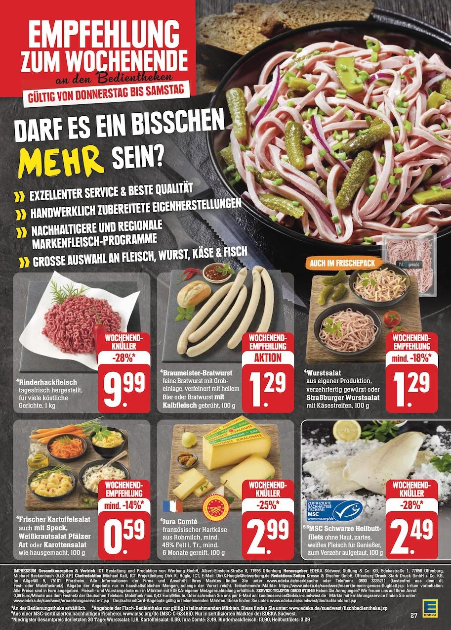 Edeka Prospekt ab Montag - Rheinland - Pfalz Seite 33