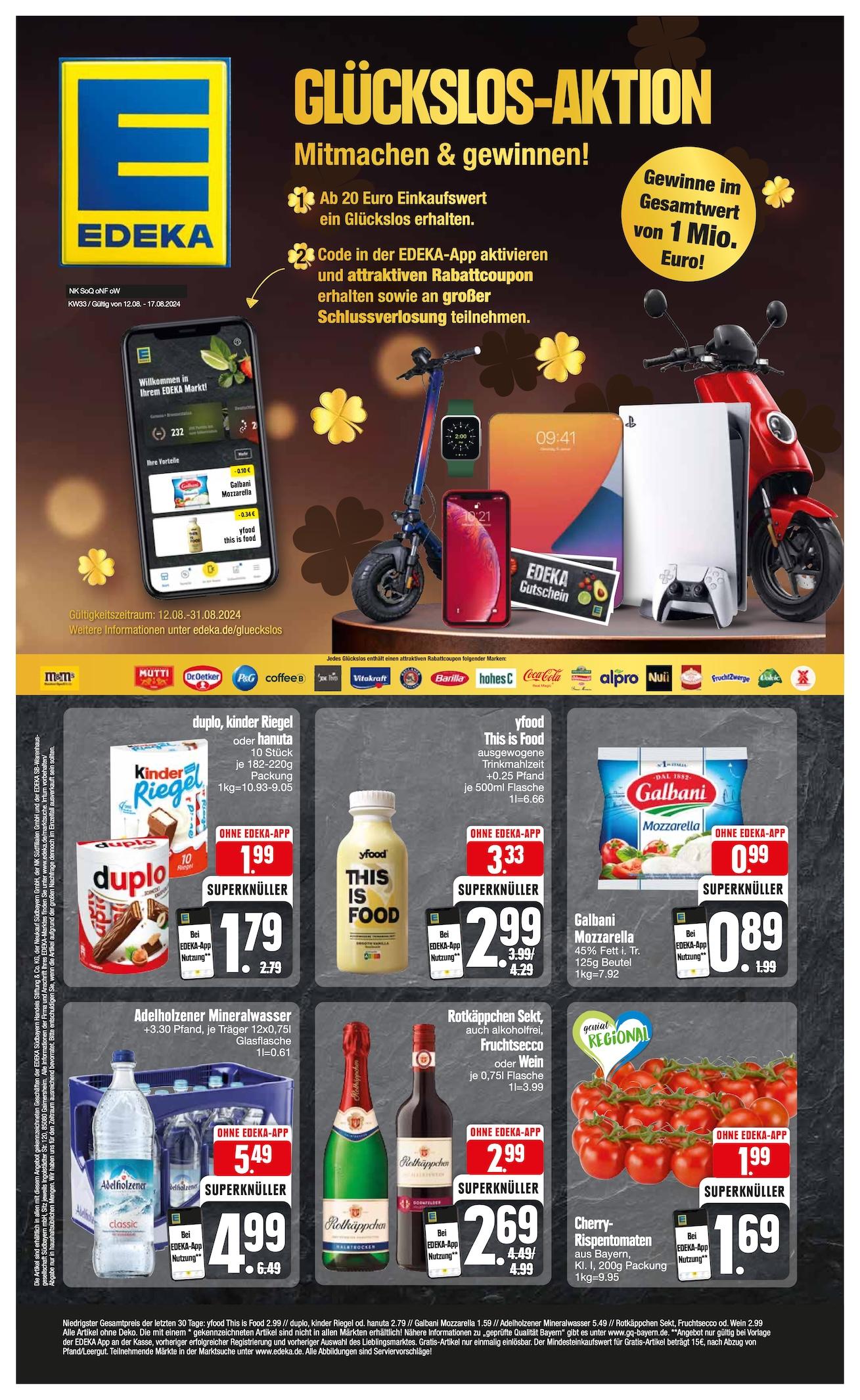 Edeka Prospekt ab Montag - Bayern Süd Seite 1